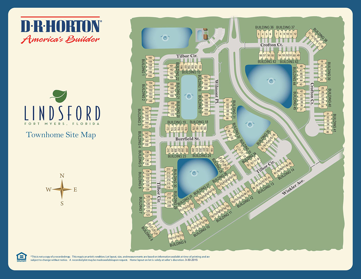 Townhomes Site Map